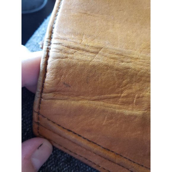80s/90s‎ Tan Leather Wallet - Picture 5 of 7